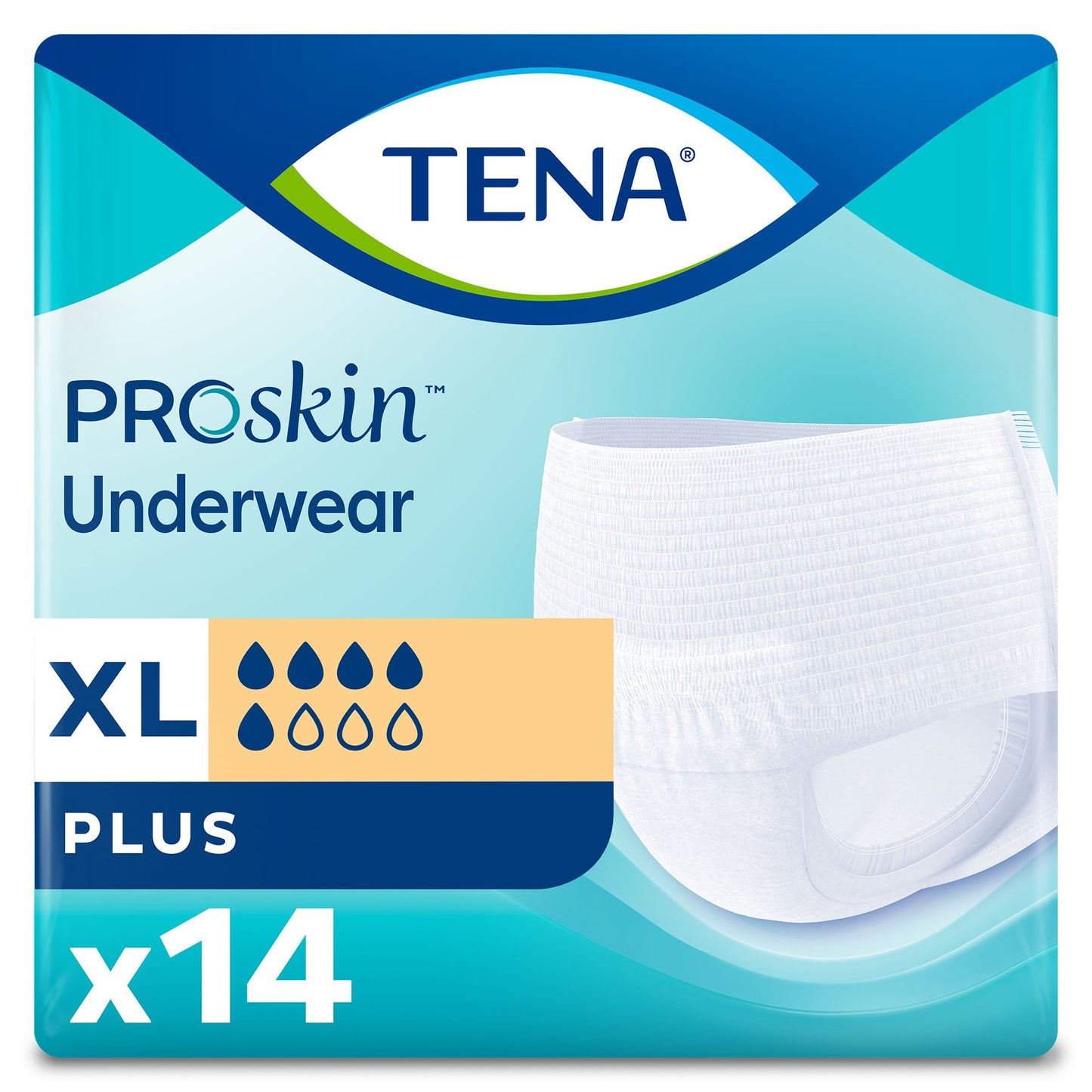 UNDERWEAR, INCONT TENA + UNSXWHT XLG