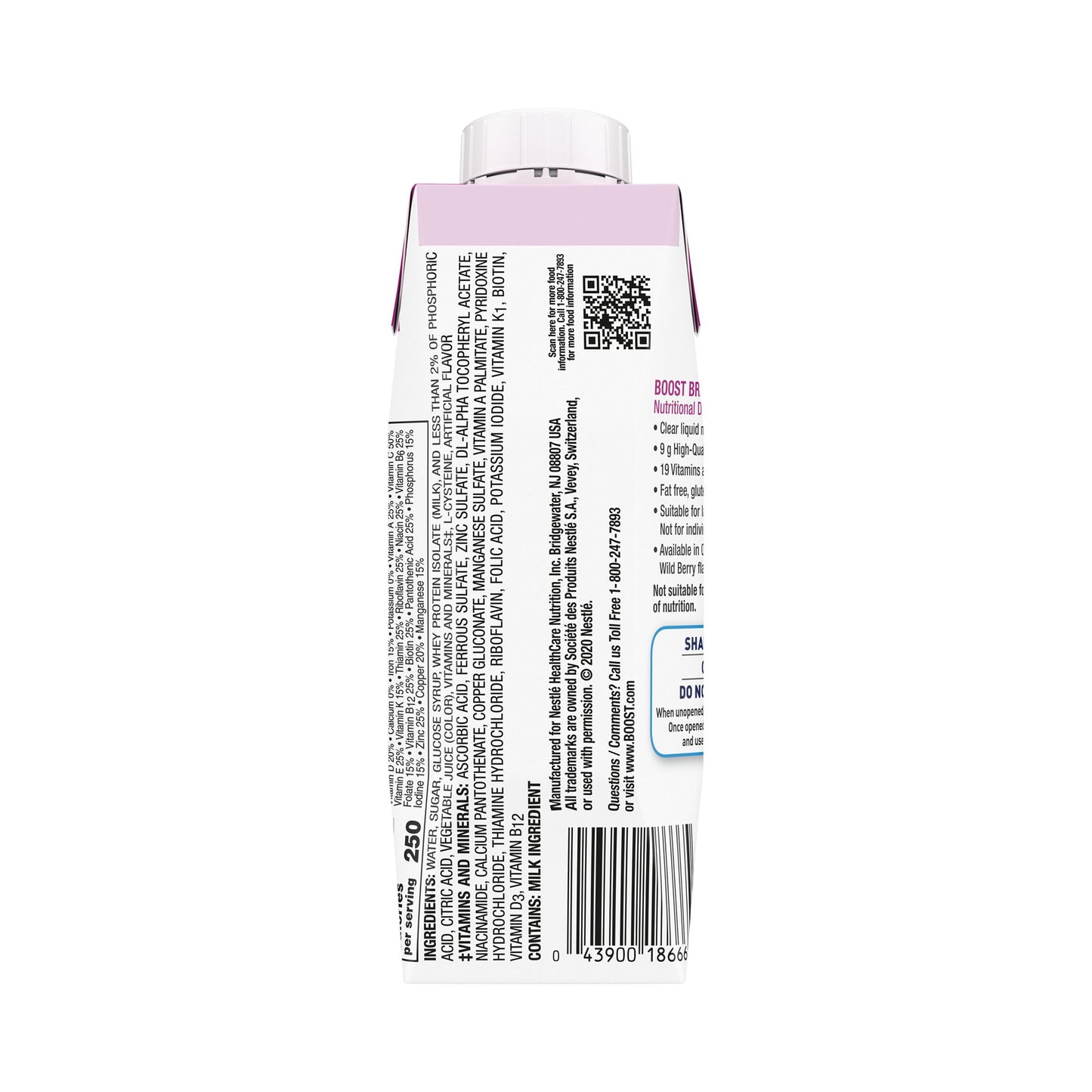 BOOST BREEZE, WILD BERRY 8OZ