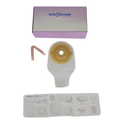 POUCH, OSTOMY 1PC EXT STD TRNSPRNT 1"X12"