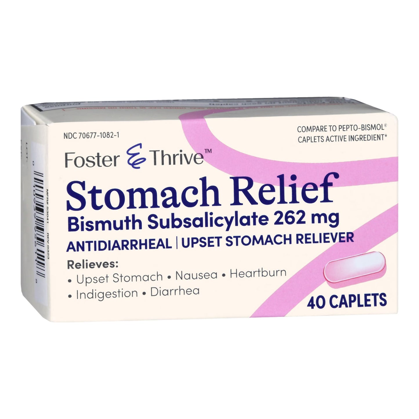 STOMACH RELIEF, TAB FT SM 262MG