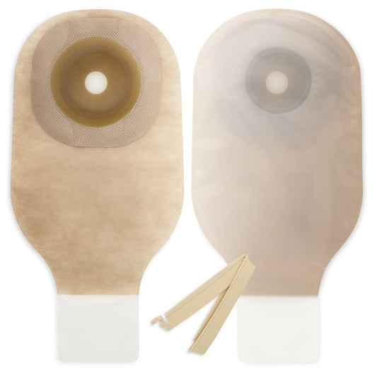 POUCH, DRAIN W/SKIN BARRIER 11/4"