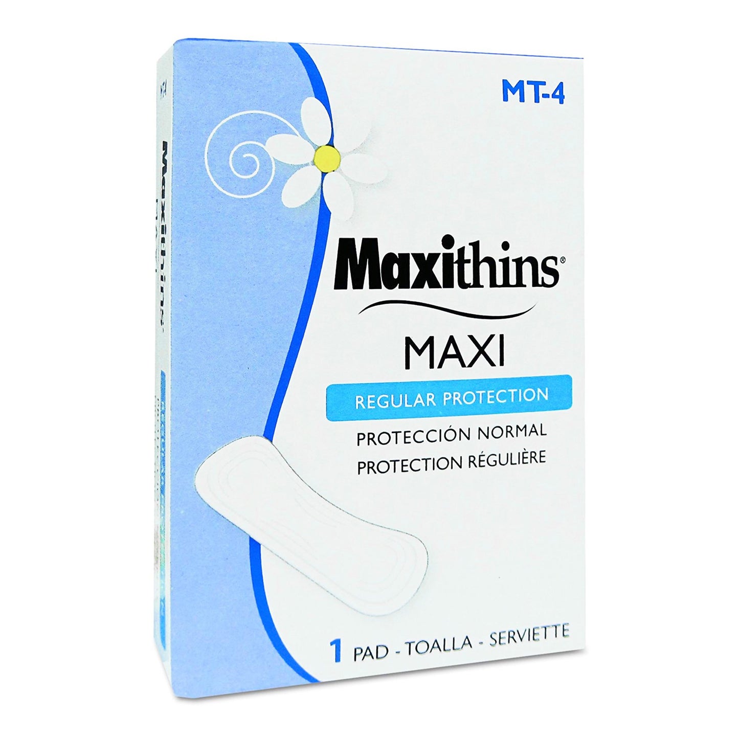 PAD, MAXITHIN REG ABSORBENCY #4BX F/VENDING MACHINE