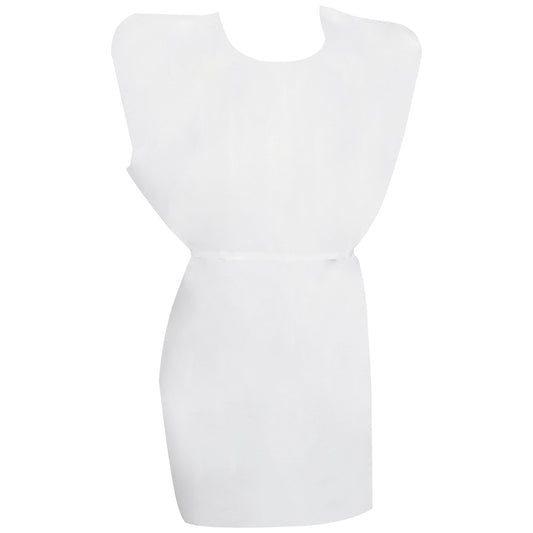 GOWN, EXAM T/P/T ECON WHT 30X42