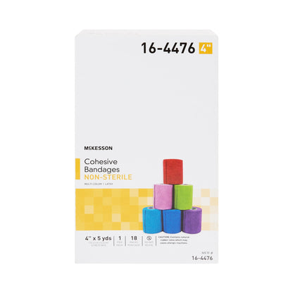 BANDAGE,COHESIVE COLOR PACK 4"