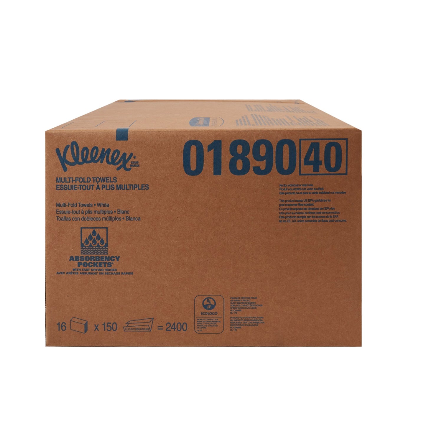TOWEL, PAPER KLEENEX MULTI-FOLD WHT