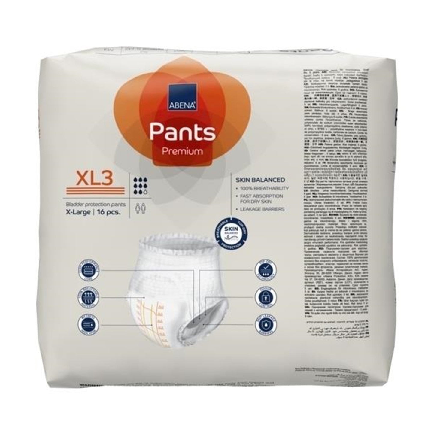 UNDERWEAR, INCONT ABENA PROT PREM XL3 XLG