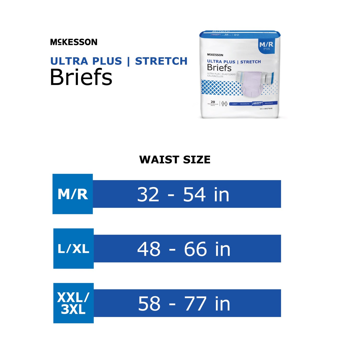 BRIEF, TAB CLSR ULTRA PLUS MED/LG 32-54