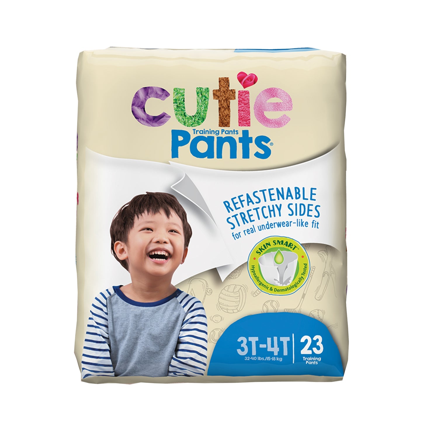 PANTS, TRAINING CUTIE BOY 3T-4T