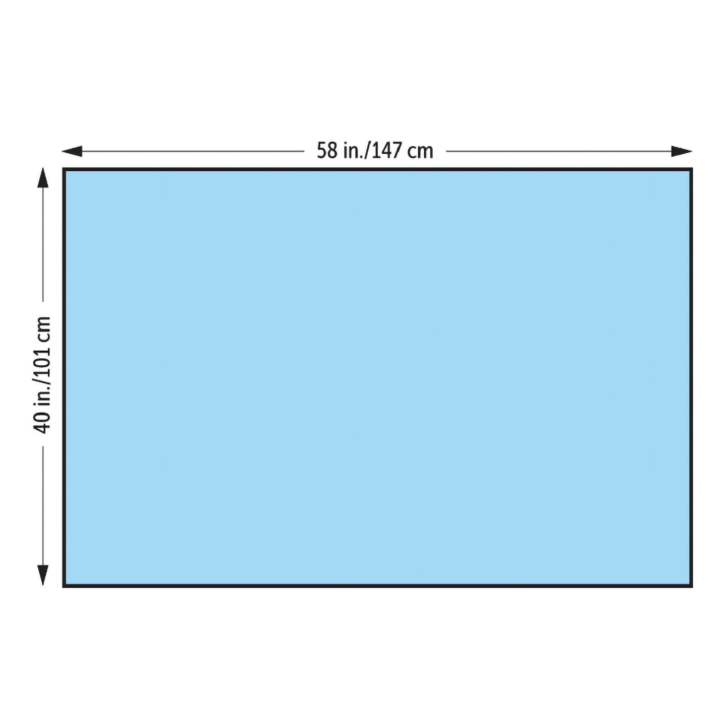 DRAPE, SURG BASIC STR HALF 40"X58"