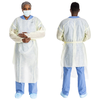GOWN, ISOLATION AAMI LV2 TRI-LAYER LG YLW LG
