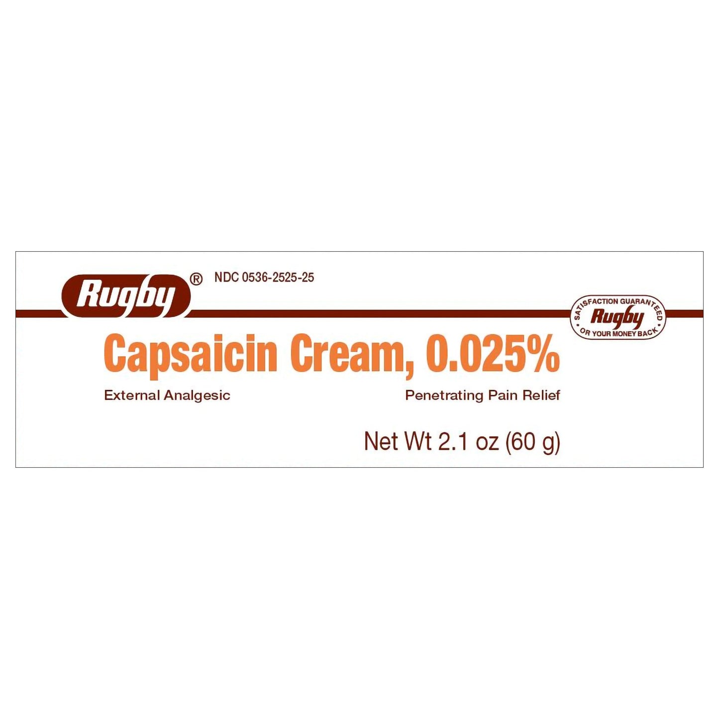 CAPSAICIN, CRM .025% 60GMMJRUGB