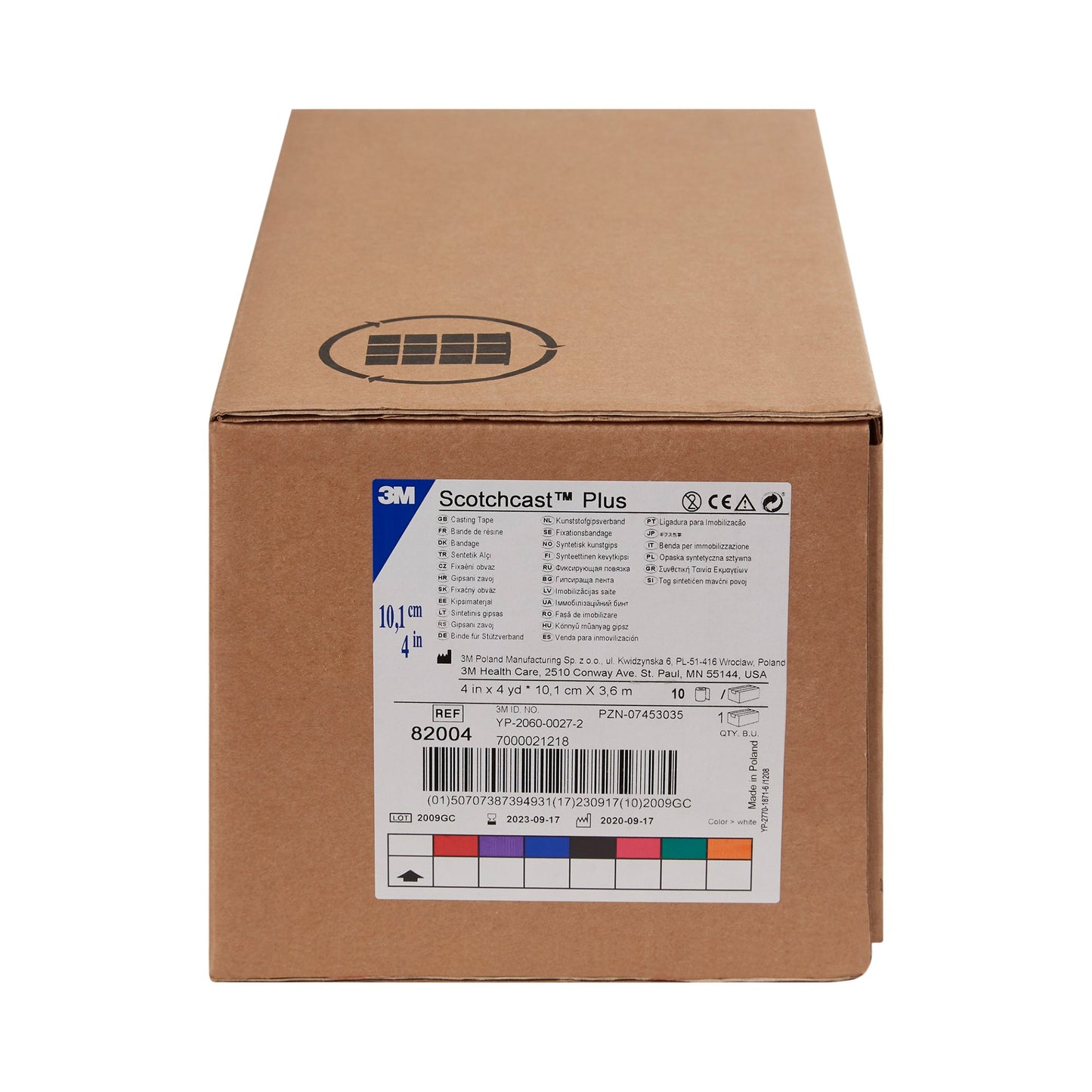 TAPE, CAST SCOTCHCAST 4"X4YDSWHT