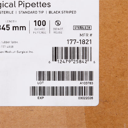 PIPETTE, SEROLOGICAL STD TIP STR BLK BAND 50ML