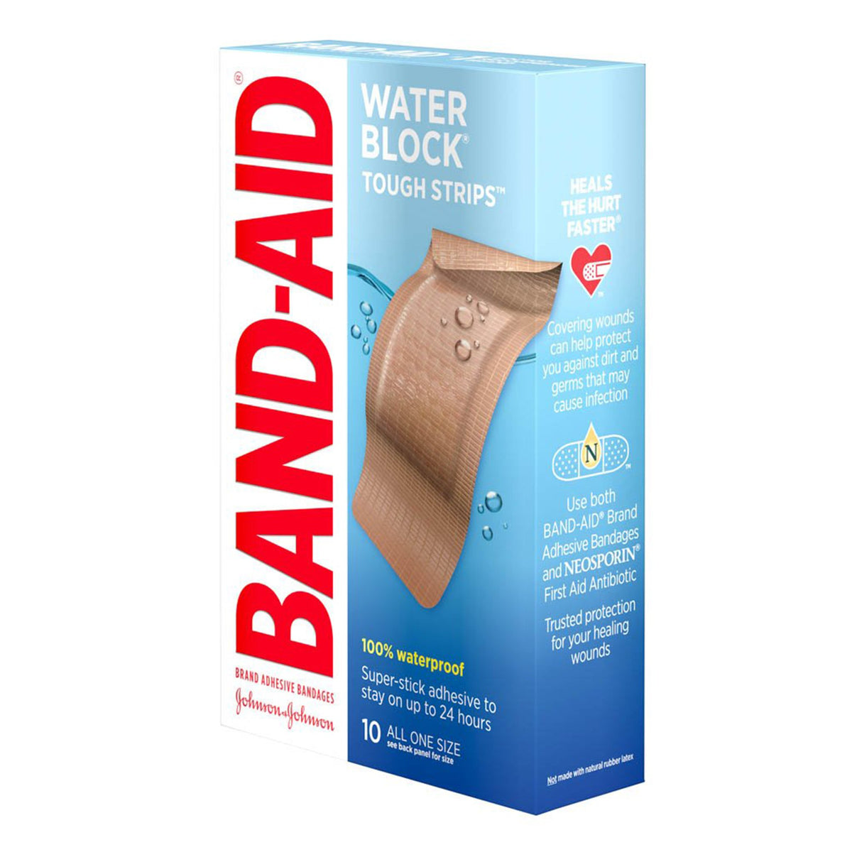 BANDAGE, ADH BAND-AID TOUGH STRIPS