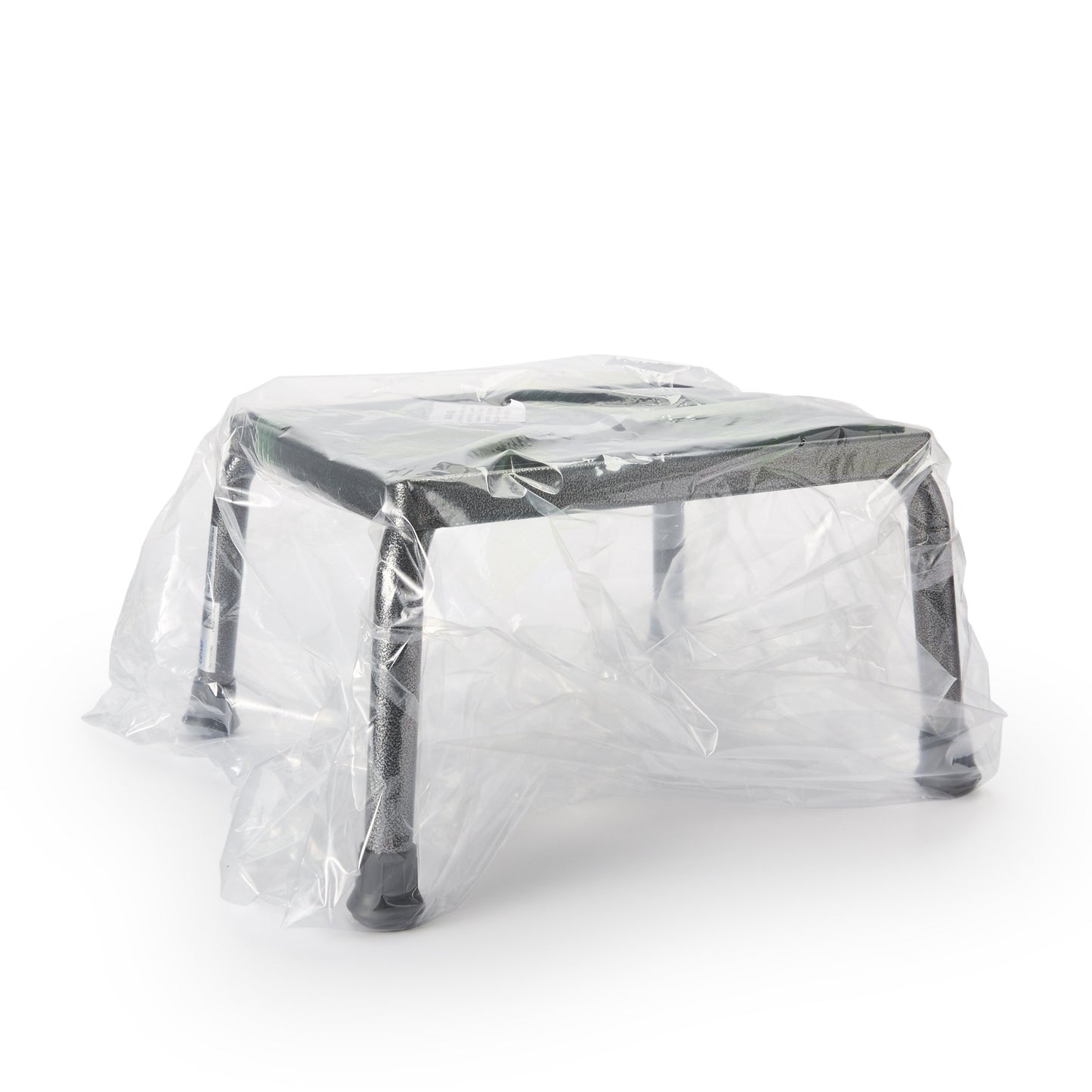STOOL, FOOT DLX SILVER VEIN FINISH DRVMED