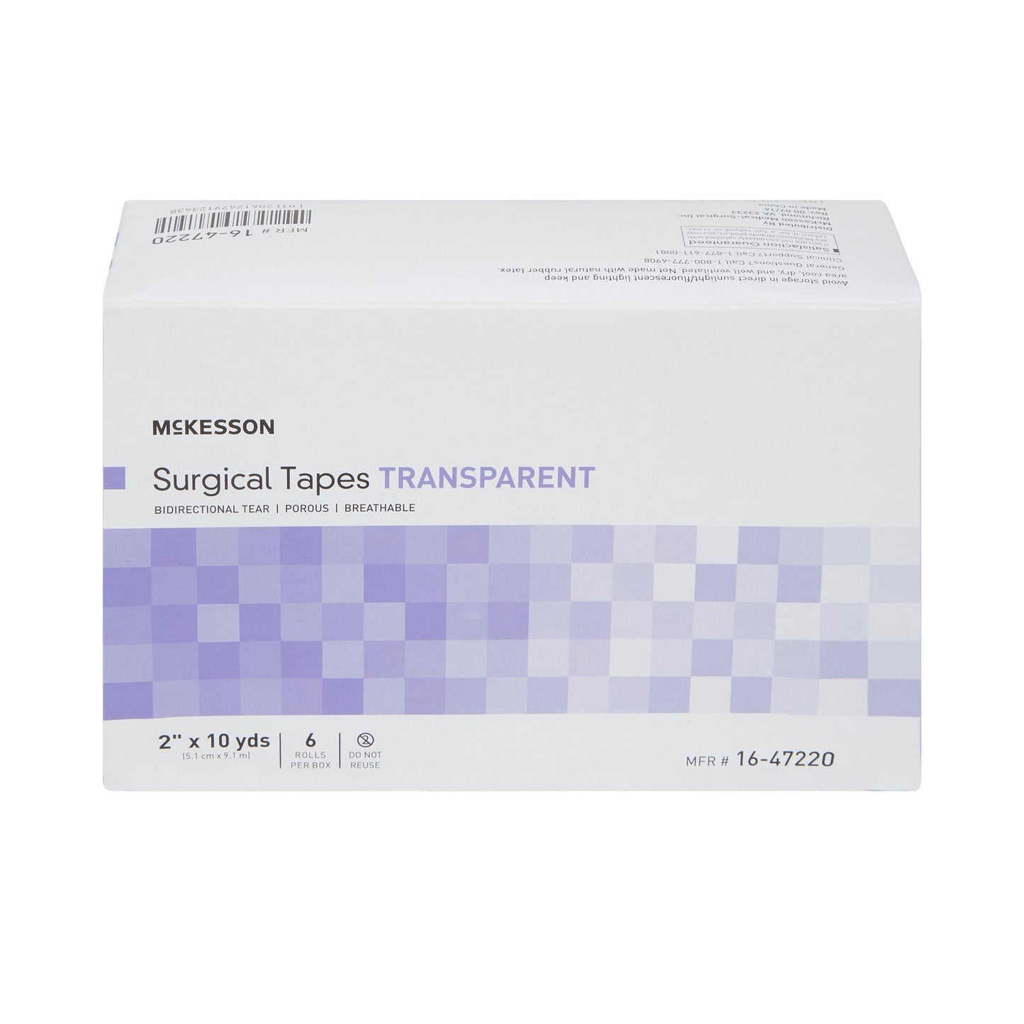 TAPE, ADHSV TRANSP PLAS LF 2"X10YDS