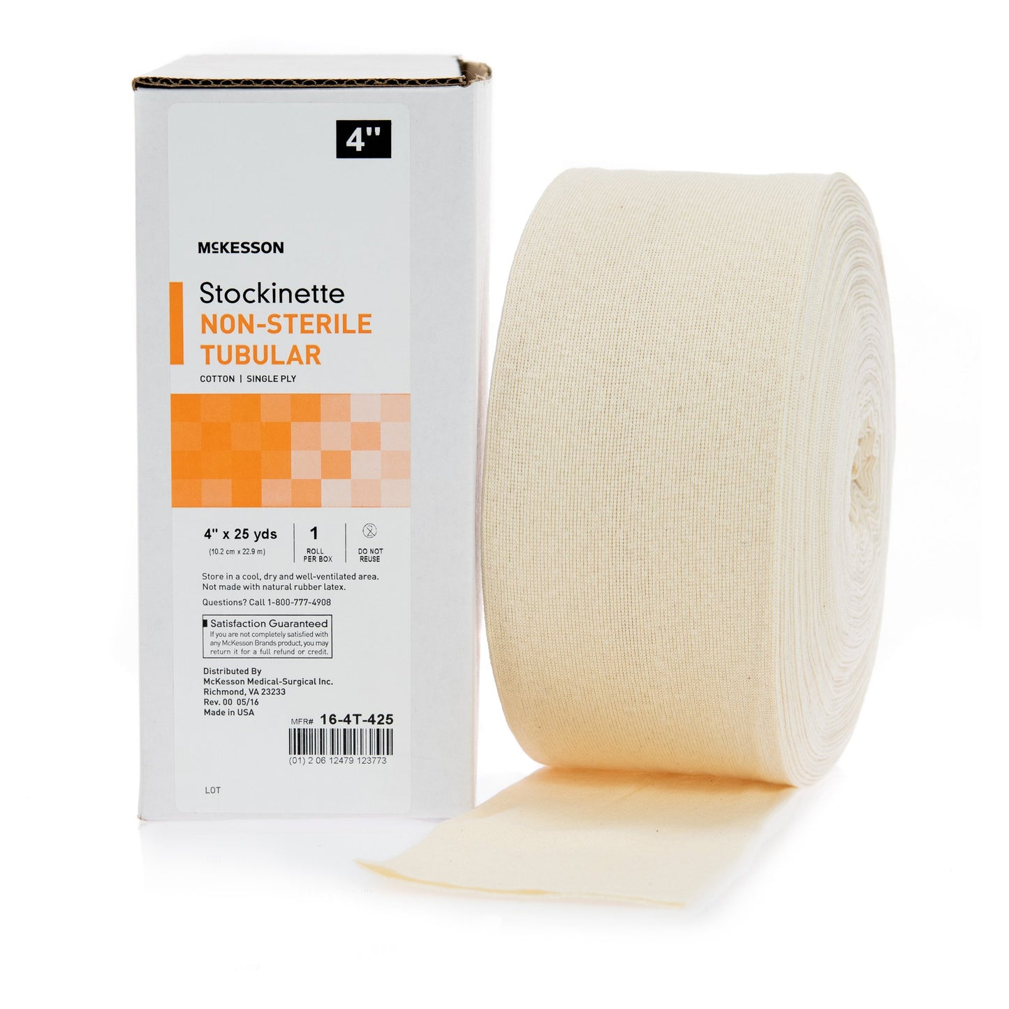 STOCKINETTE, TUBE CTN 4"X25YD