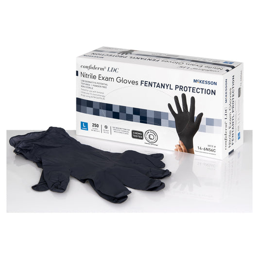 GLOVE, EXAM NTRL LG N/S CHEMOBLK LDC