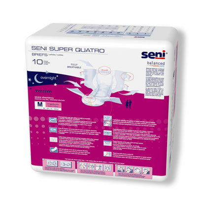 BRIEF, INCONT SENI SUPER QUATRO MED 30"-43"