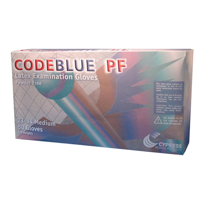 GLOVE, EXAM LTX MED N/S EXTCFCODEBLUE