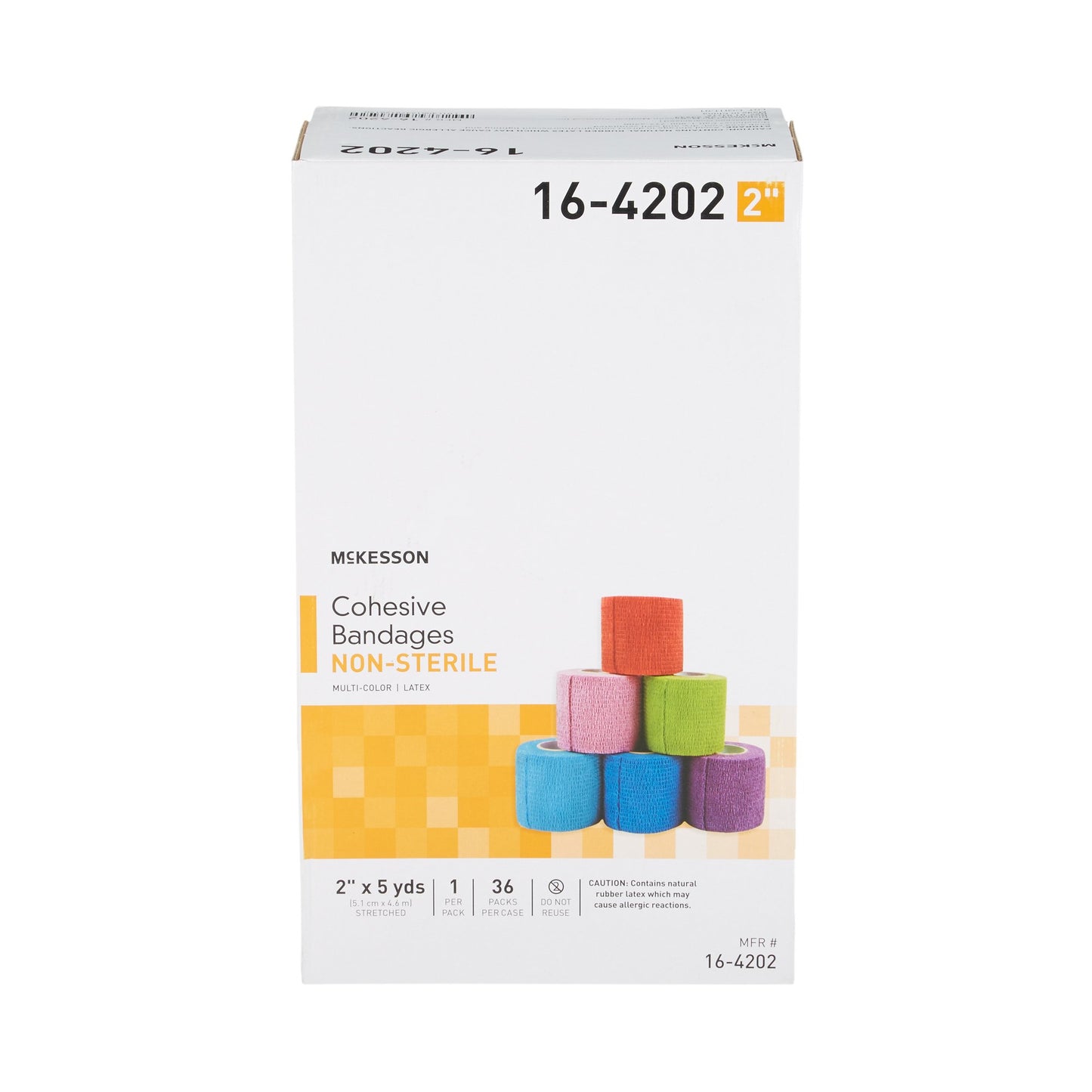BANDAGE, COHESIVE N/S COLORPK2"