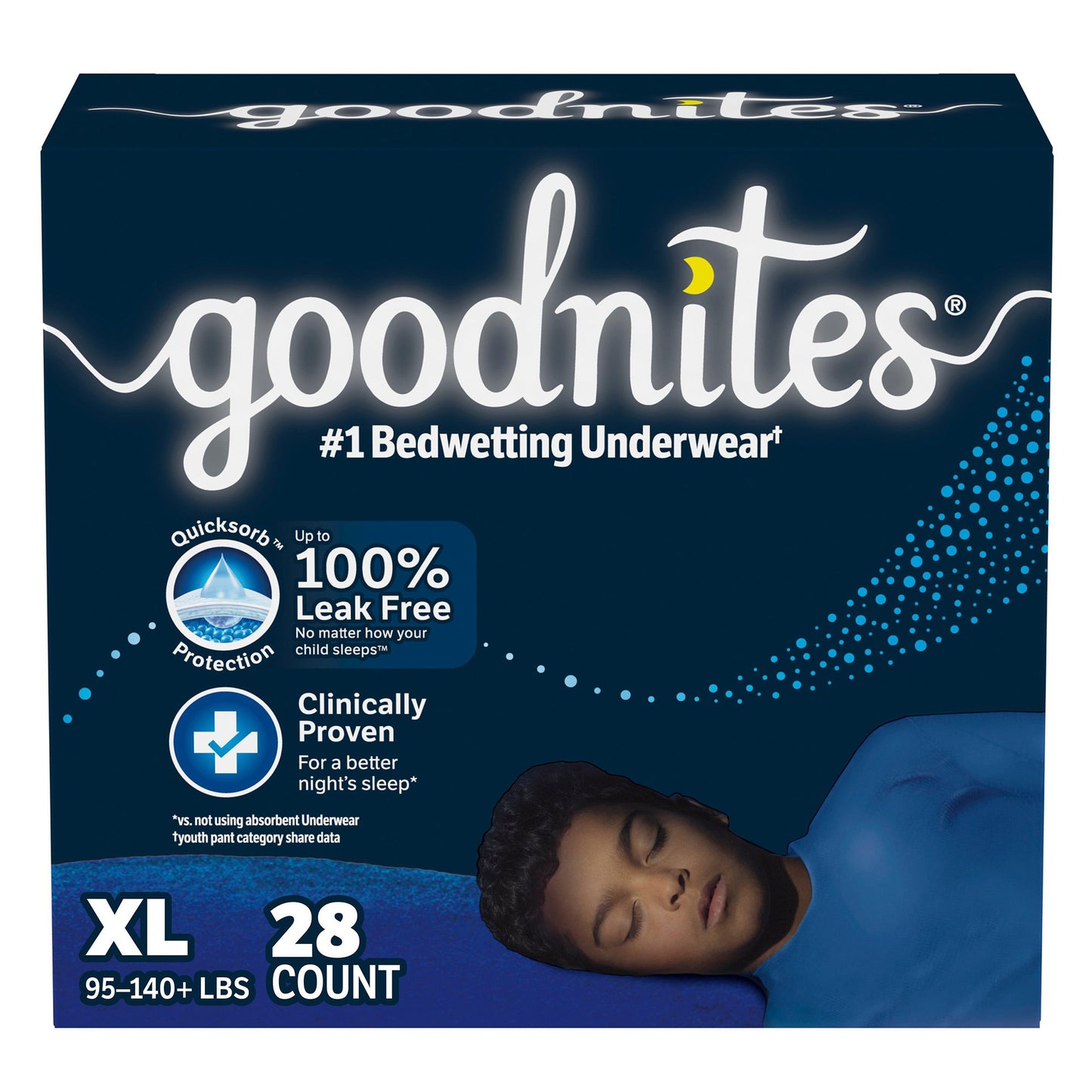 UNDERWEAR, GOODNITES YTH BOY XLG