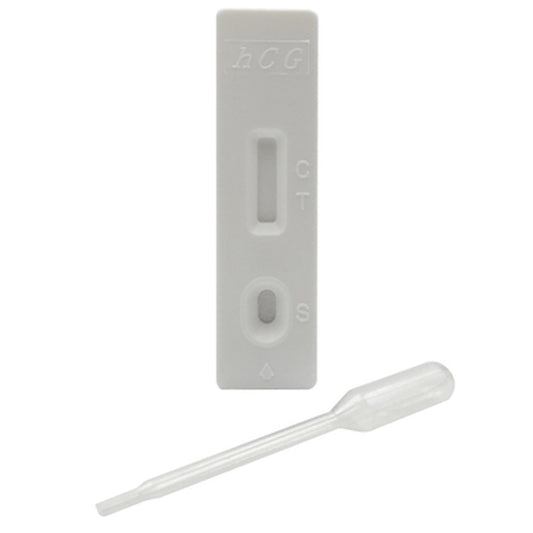 TEST KIT, PREGNANCY CASSETTE HCG 25MIU/ML