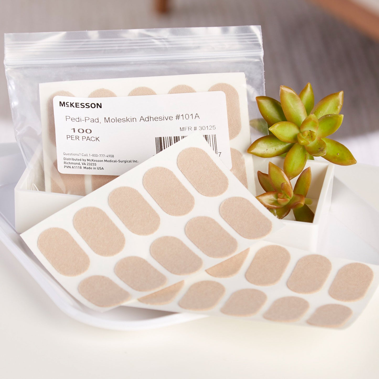 PEDI-PAD, MOLESKIN ADH #101-A0/PK 10PK/CS)