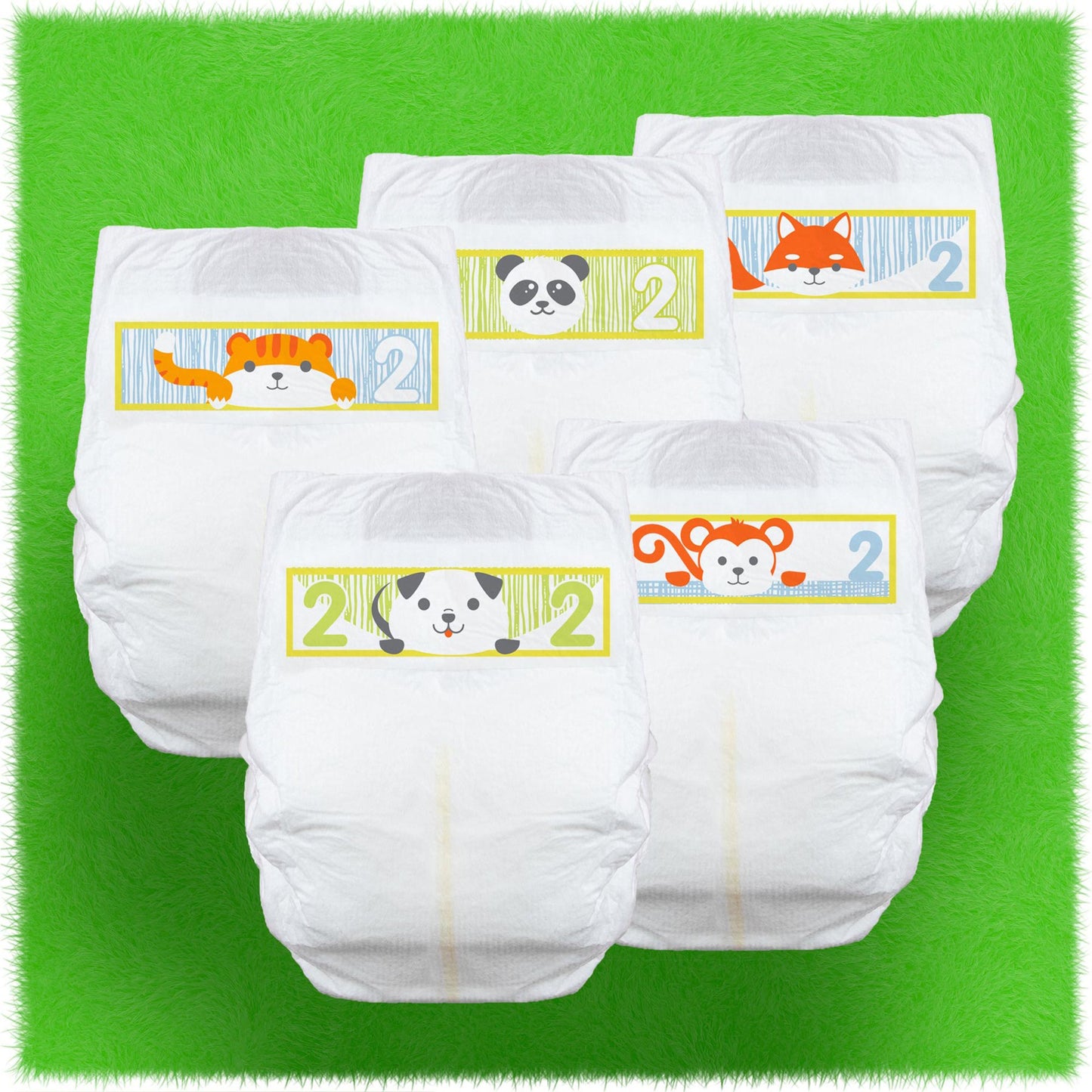 DIAPER, BABY CUTIES SIZE2