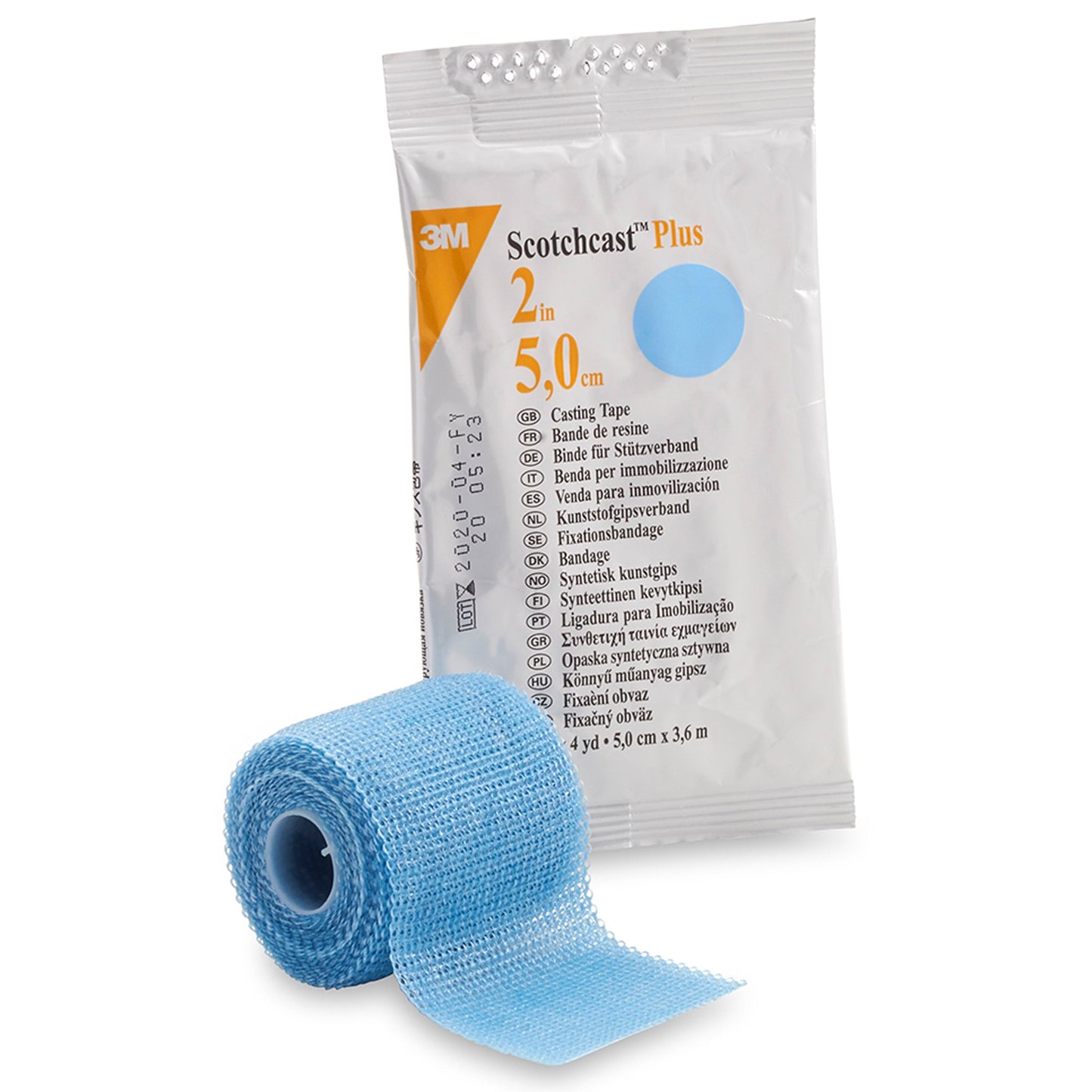 TAPE, CAST SCOTCHCAST 2"X4YDSLT BLU