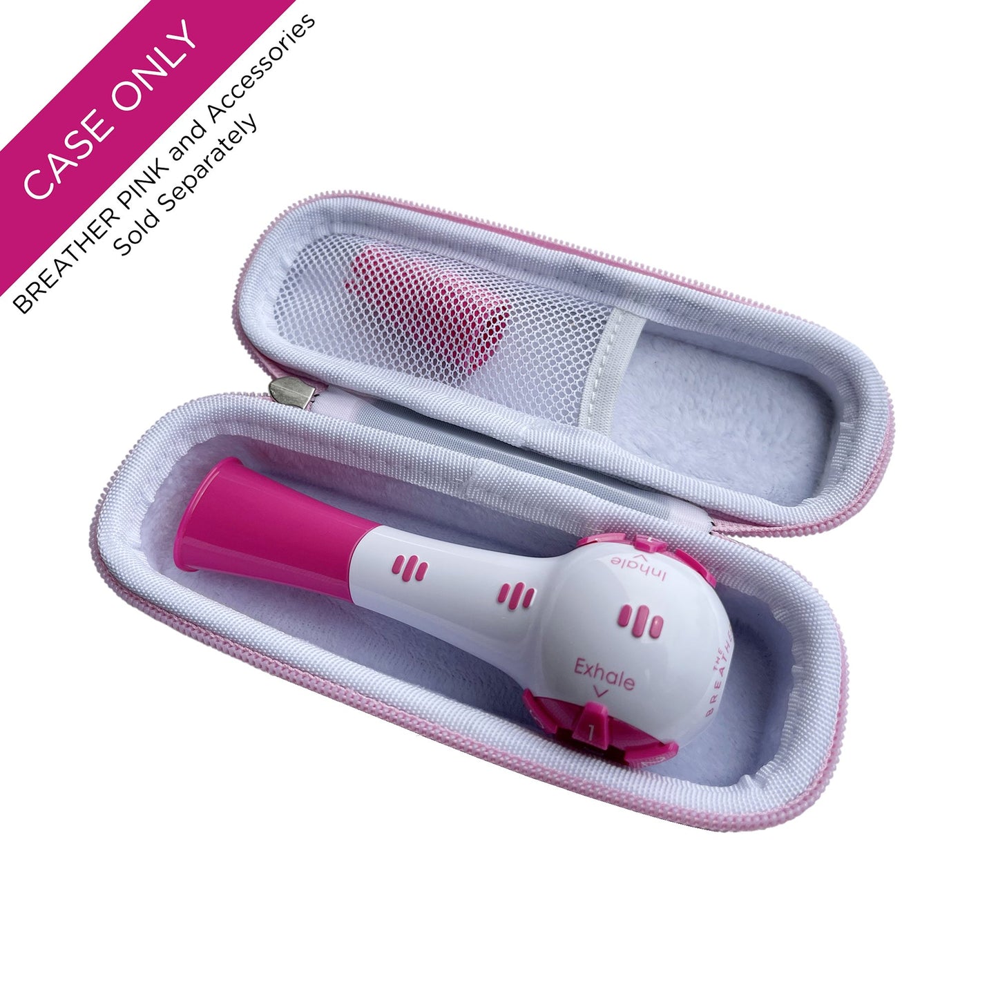 CASE, STORAGE TRAVEL HARD F/THE BREATHER PNK