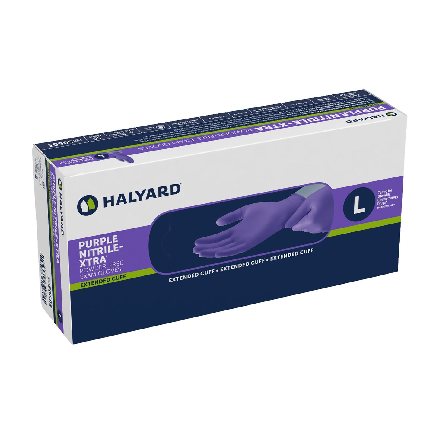 GLOVE, EXAM NTRL LG N/S EXTCFCHEMO