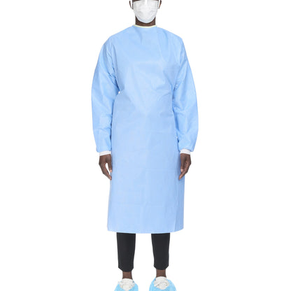 GOWN, SURG ULTRA STD BLU LG