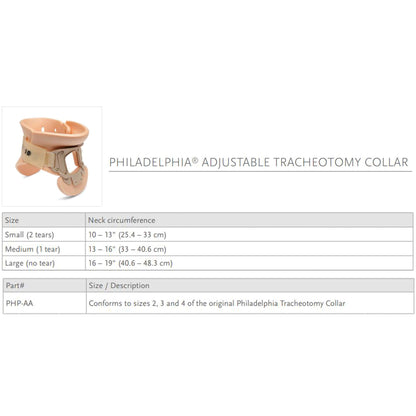 CERVICAL COLLAR, PHILADELPHIAW/TRAC OPN ADJ OSSURA
