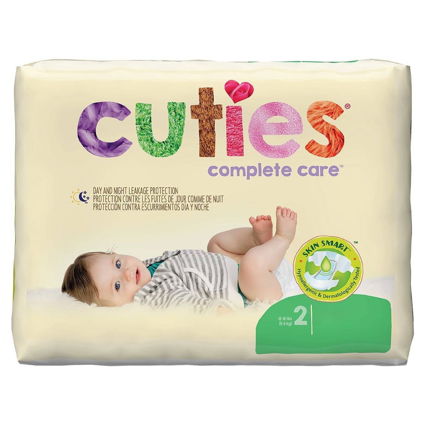 DIAPER, BABY CUTIES PREVAIL 12-18LBS SZ2