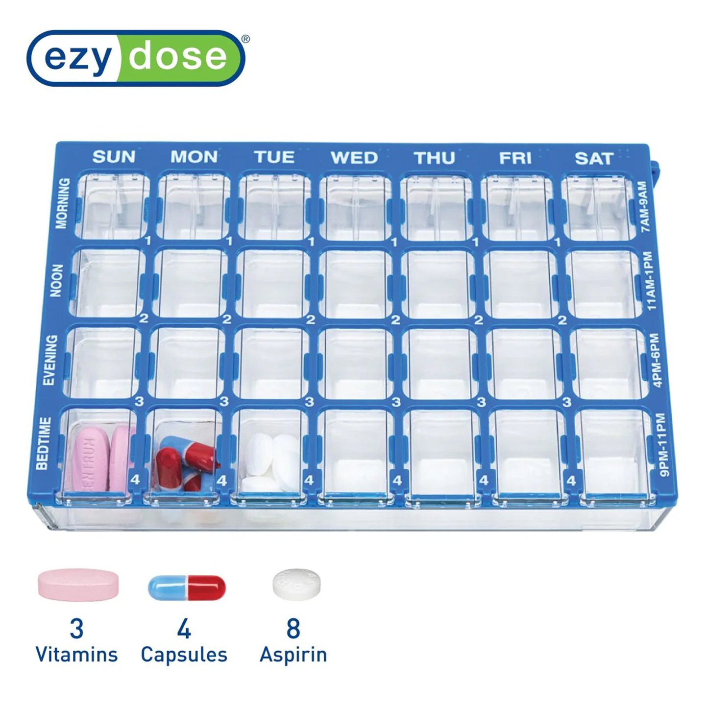 ORGANIZER, PILL MEDISET 28POCKET