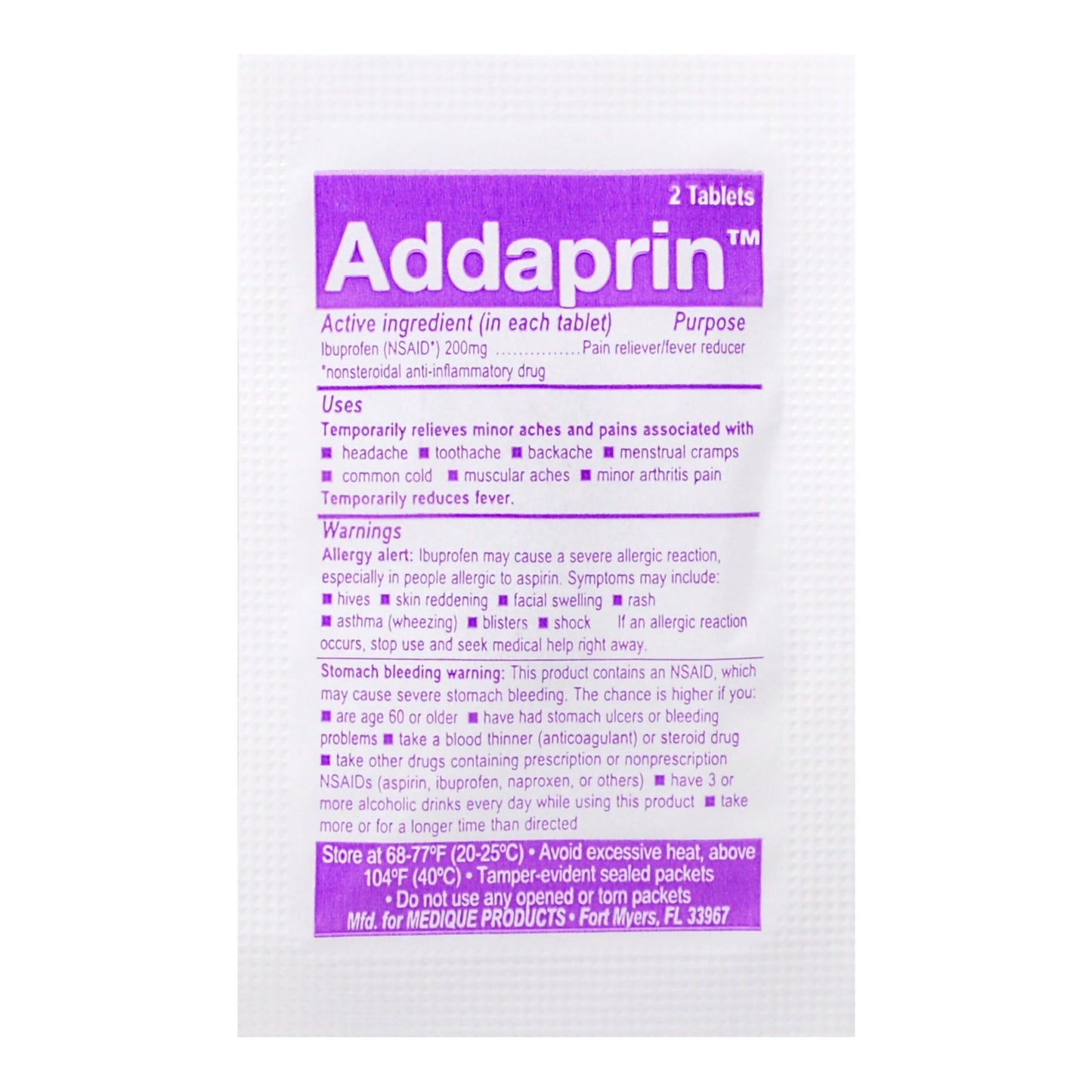 ADDAPRIN IBUPROFIN, TAB 200MG