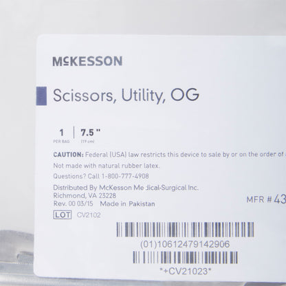 SCISSOR, UTILITY OG 7 1/2"MGM43