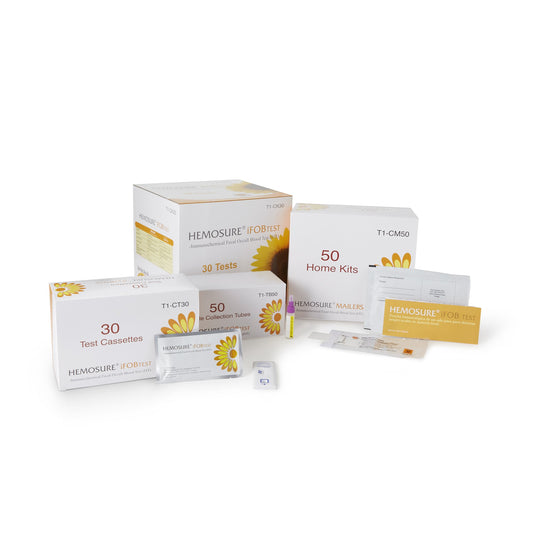 TEST KIT, IFOBT W/50COLLECTIONTUBES & 50MAILERS