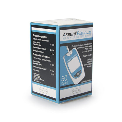 TEST STRIP, BLD GLUCOSE ASSUREPLATINUM