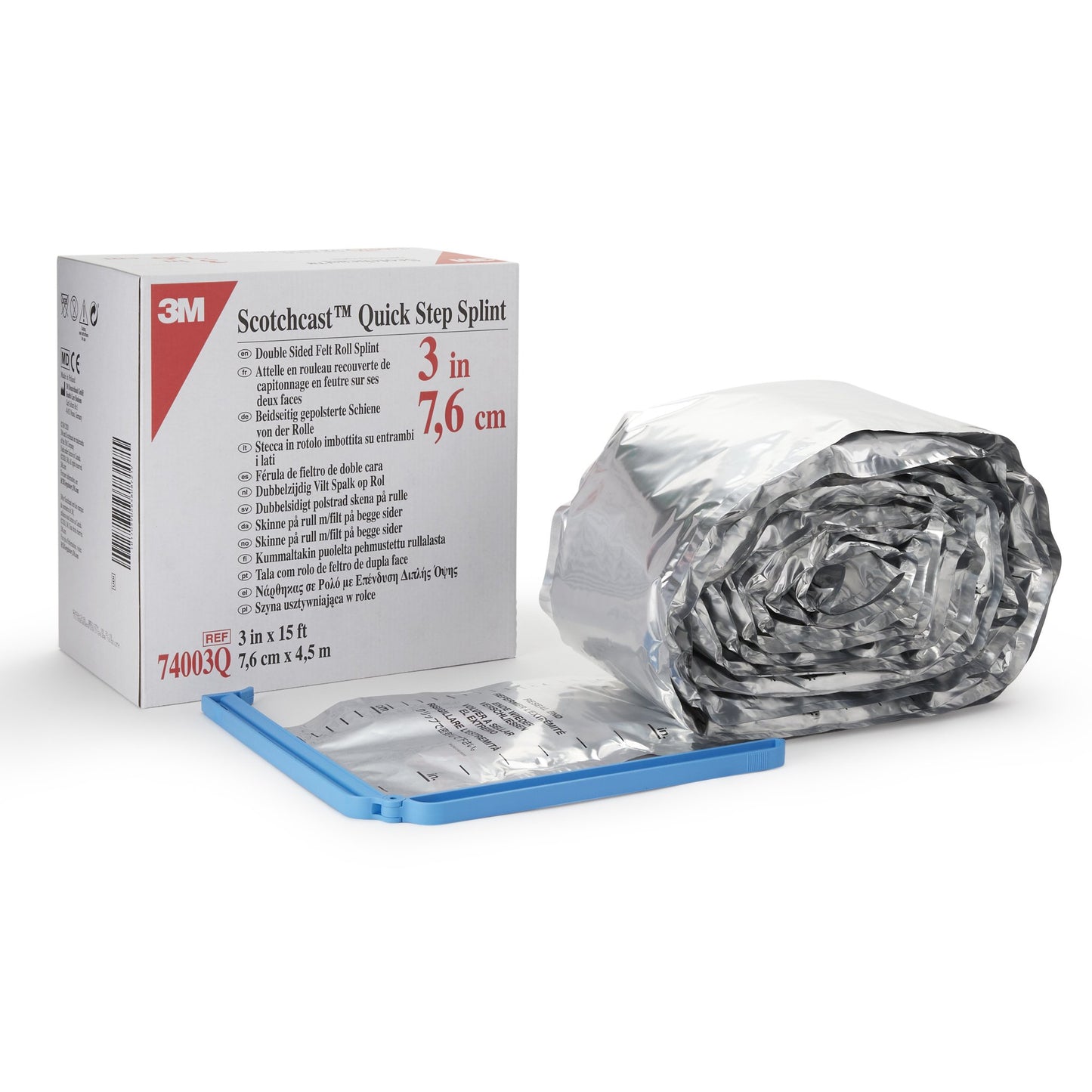 SPLINT, SCOTCHCAST DBL SIDE FELT QUICK STEP 3"X15'