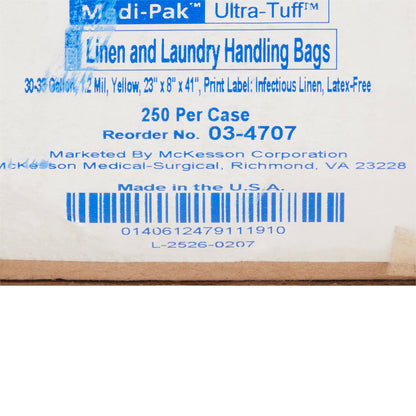 BAG, BIOHAZ YLW 23"X8"X41"