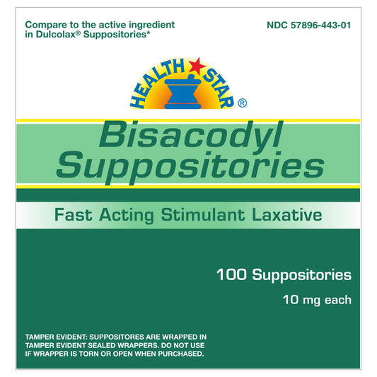 BISACODYL, SUP 10MG