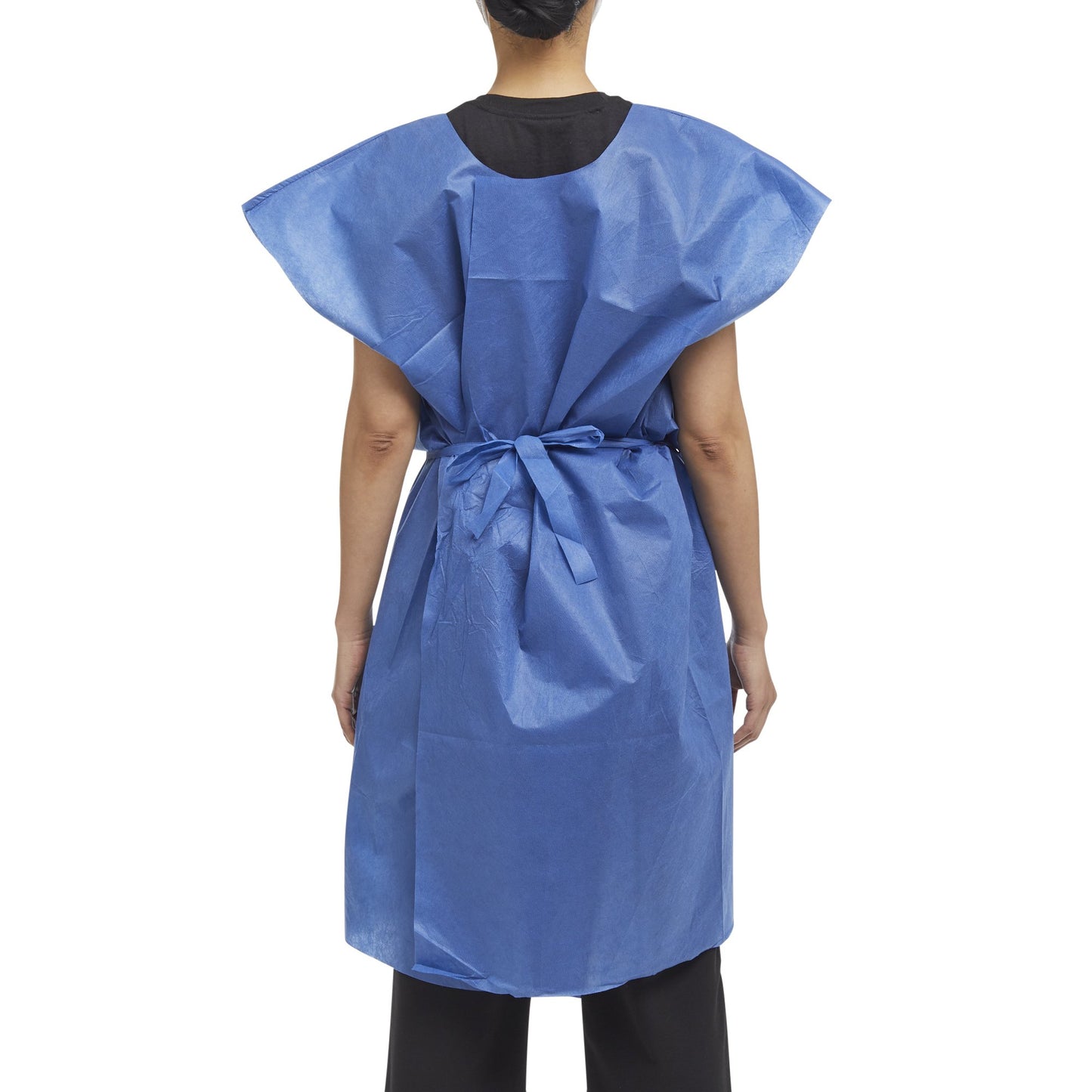 GOWN, EXAM N/W BLU 30"X42"