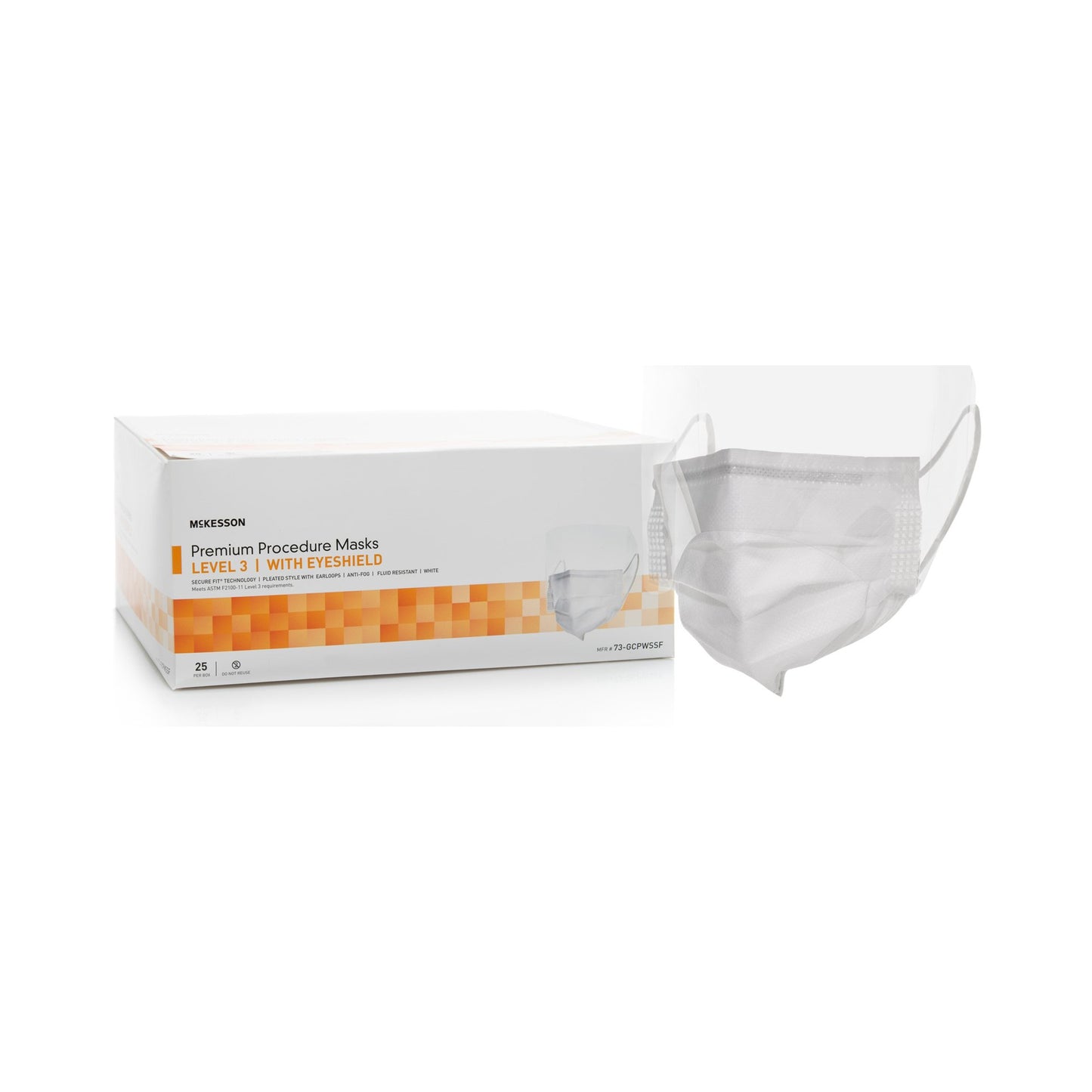 MASK, PROC W/EYESHLD LOOPS ASTM3 ANTIFOG