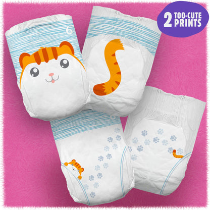 DIAPER, BABY CUTIES SZ6