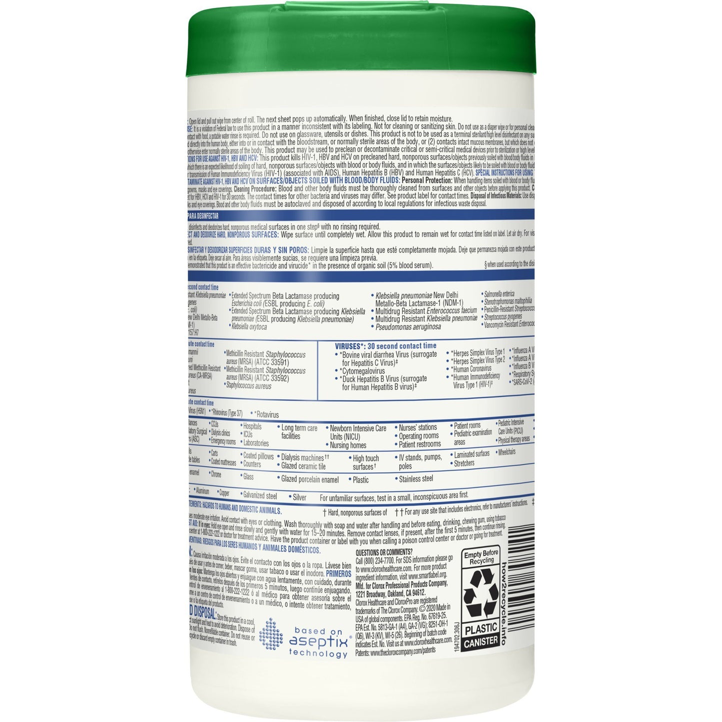 WIPE, HD SURF HYDRO PROXD CLOROX WET MULTIPURP