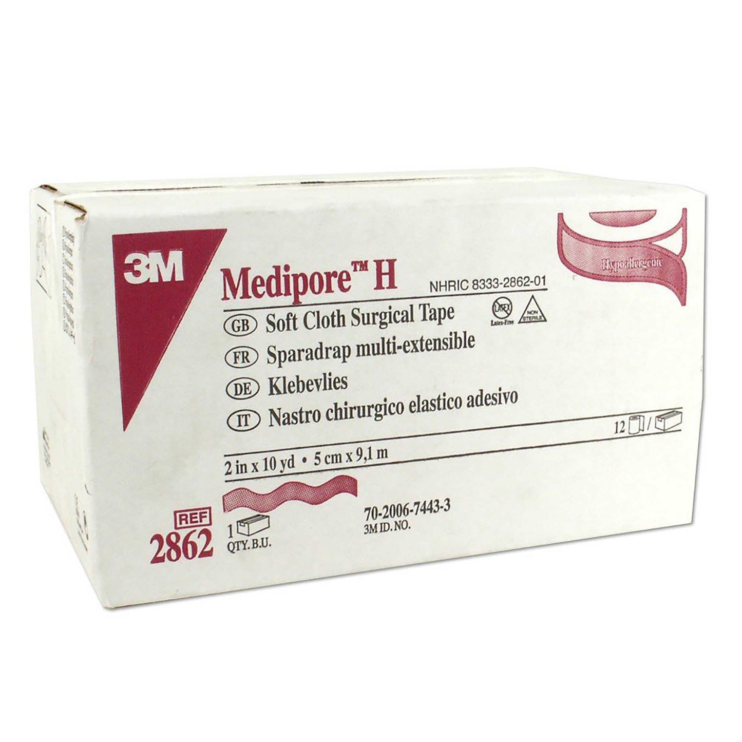 TAPE, MEDIPORE SFT CLTH 2X10YDS