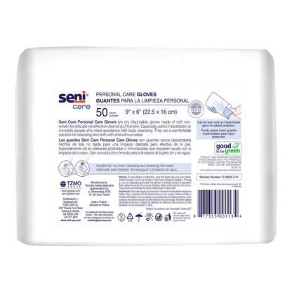 GLOVE, CLEANSING SENI CARE 9"X6"