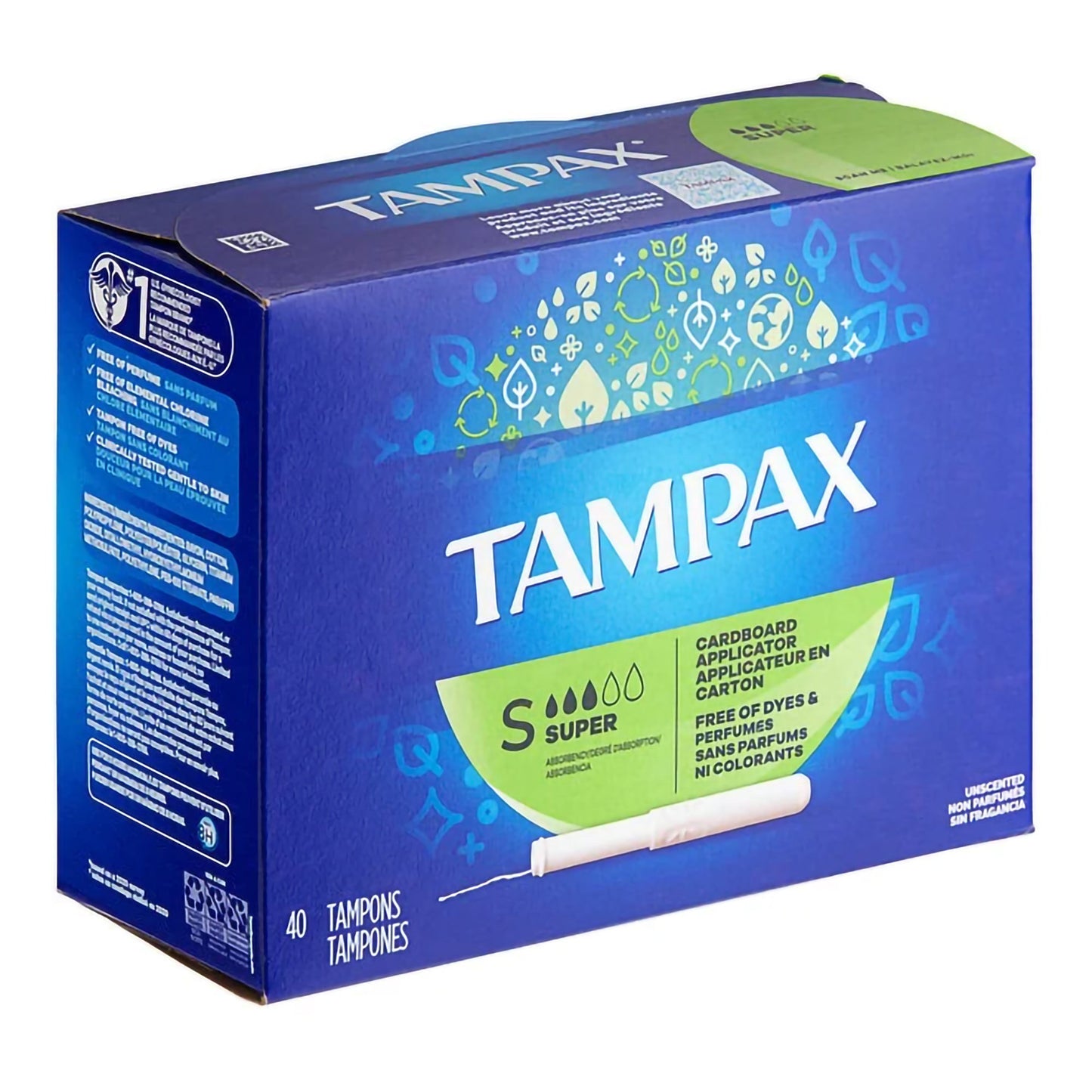 TAMPON, TAMPAX SUPR FLSHBL